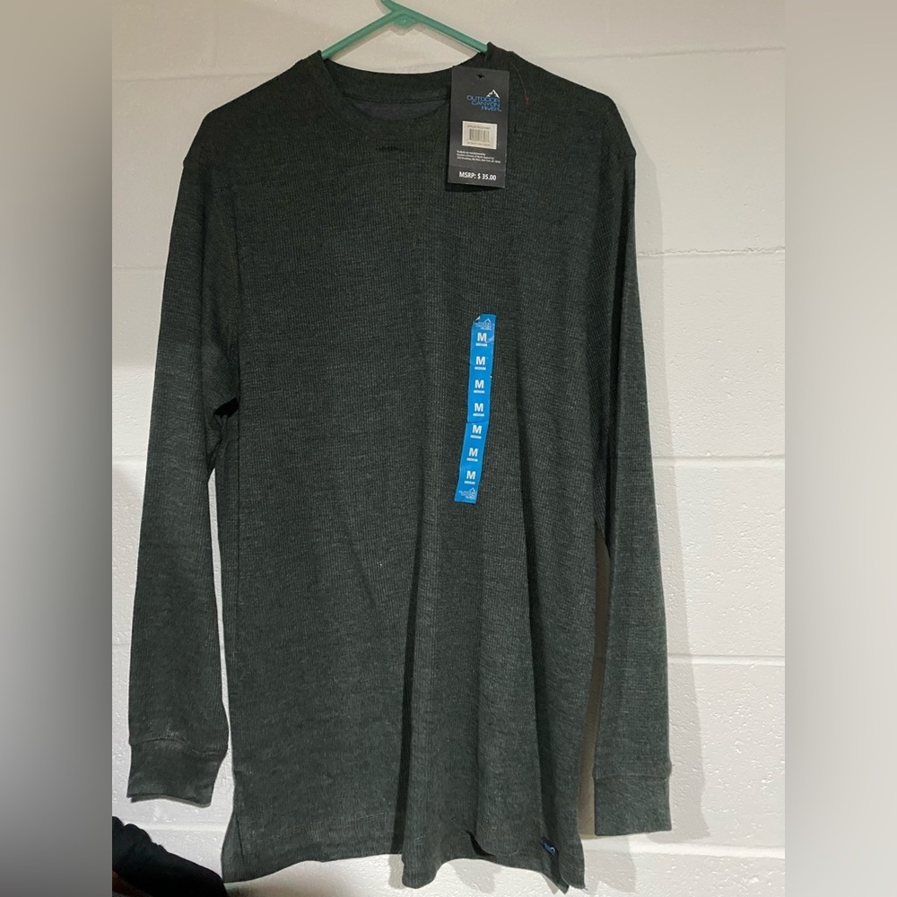 NET MEDIUM GREEN THERMAL SHIRT